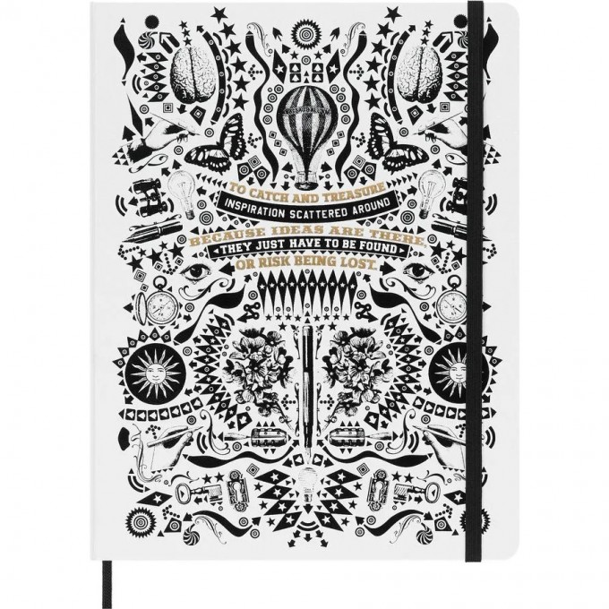 Блокнот MOLESKINE LIMITED EDITION LORENZO PETRANTONI XLARGE, белый LEQP090LPETRA Блокнот MOLESKINE LIMITED EDITION LORENZO PETRANTONI XLARGE, белый LEQP090LPETRA