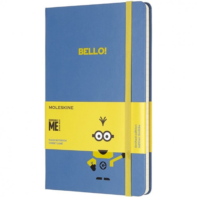 Блокнот MOLESKINE LIMITED EDITION MINIONS LARGE, линейка, голубой LEMI01QP060B29 Блокнот MOLESKINE LIMITED EDITION MINIONS LARGE, линейка, голубой LEMI01QP060B29