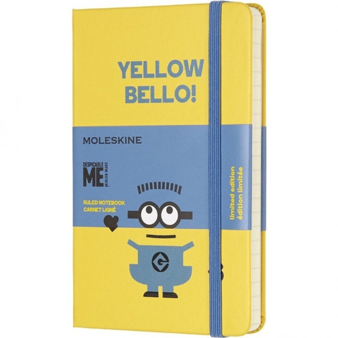 Блокнот MOLESKINE LIMITED EDITION MINIONS POCKET, линейка, желтый LEMI01MM710M10 Блокнот MOLESKINE LIMITED EDITION MINIONS POCKET, линейка, желтый LEMI01MM710M10