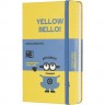 Блокнот MOLESKINE LIMITED EDITION MINIONS POCKET, линейка, желтый LEMI01MM710M10