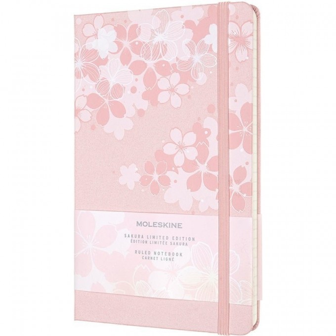 Блокнот MOLESKINE LIMITED EDITION SAKURA LARGE линейка, розовый LESU03QP060 Блокнот MOLESKINE LIMITED EDITION SAKURA LARGE линейка, розовый LESU03QP060