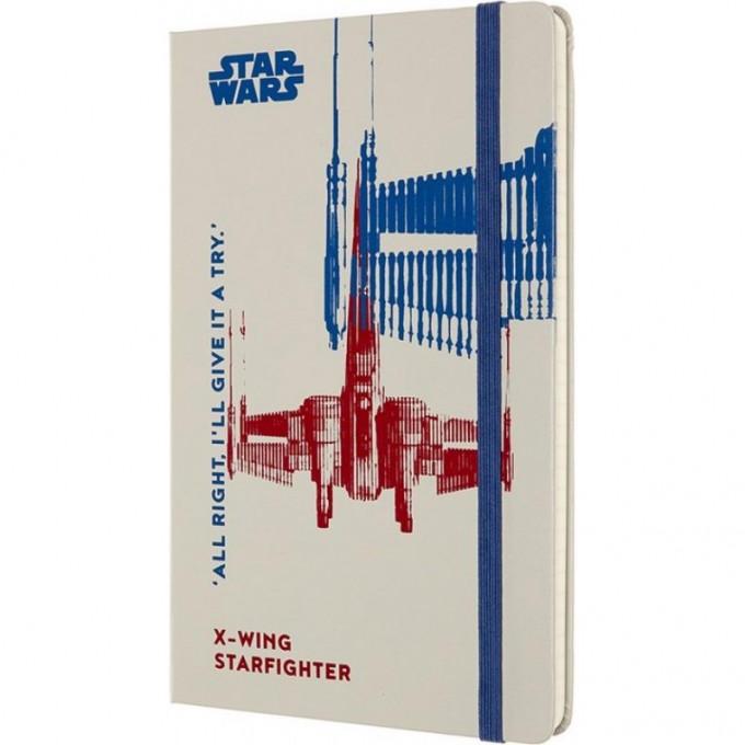 Блокнот MOLESKINE LIMITED EDITION STAR WARS LARGE, линейка, белый LESWD02QP060 Блокнот MOLESKINE LIMITED EDITION STAR WARS LARGE, линейка, белый LESWD02QP060