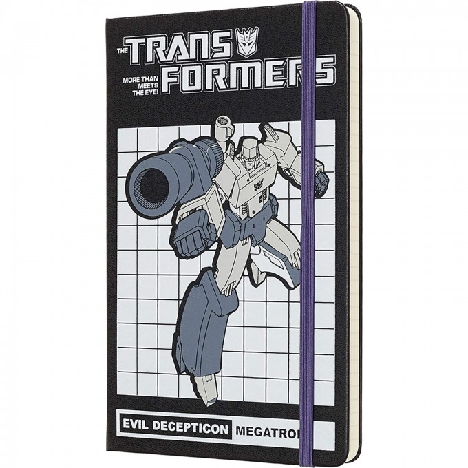 Блокнот MOLESKINE LIMITED EDITION TRANSFORMERS LARGE MEGATRON, линейка, черный LETFQP060MT Блокнот MOLESKINE LIMITED EDITION TRANSFORMERS LARGE MEGATRON, линейка, черный LETFQP060MT