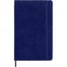Блокнот MOLESKINE LIMITED EDITION VELVET LARGE 130х210мм синий LCNBVELVQP060B