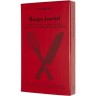 Блокнот MOLESKINE PASSION RECIPE LARGE, линейка, красный PASRECP