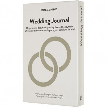 Блокнот MOLESKINE PASSION WEDDING LARGE, линейка, светло-серый
