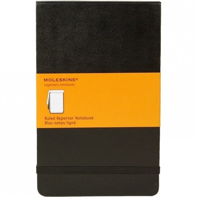 Блокнот MOLESKINE REPORTER LARGE, линейка, черный QP516 Блокнот MOLESKINE REPORTER LARGE, линейка, черный QP516