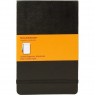 Блокнот MOLESKINE REPORTER SOFT LARGE, линейка, черный QP816