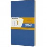 Блокнот MOLESKINE VOLANT LARGE, линейка, синий/желтый янтарный