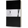 Блокнот MOLESKINE VOLANT POCKET, линейка, черный QP711BK