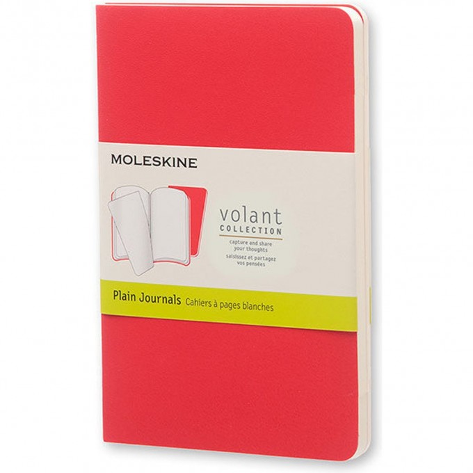 Блокнот MOLESKINE VOLANT POCKET, нелинованный, бордовый/красный QP713F14F2 Блокнот MOLESKINE VOLANT POCKET, нелинованный, бордовый/красный QP713F14F2