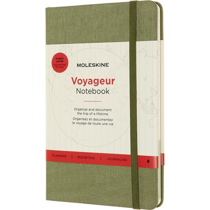 Блокнот MOLESKINE VOYAGEUR MEDIUM , нелинованный, зеленый VN002K16 Блокнот MOLESKINE VOYAGEUR MEDIUM , нелинованный, зеленый VN002K16