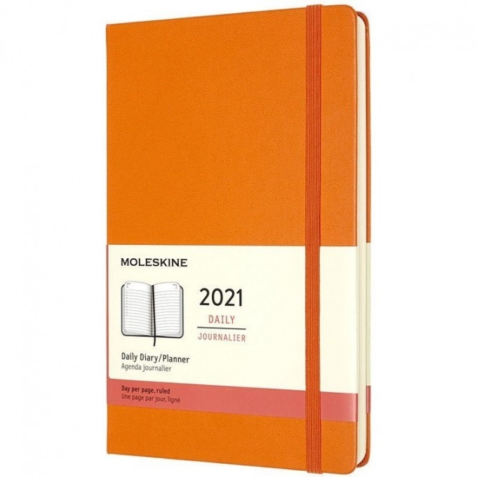 Ежедневник MOLESKINE CLASSIC LARGE 21 (оранжевый) DHN112DC3 Ежедневник MOLESKINE CLASSIC LARGE 21 (оранжевый) DHN112DC3