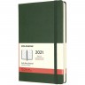 Ежедневник MOLESKINE CLASSIC LARGE 21 (зеленый) DHK1512DC3