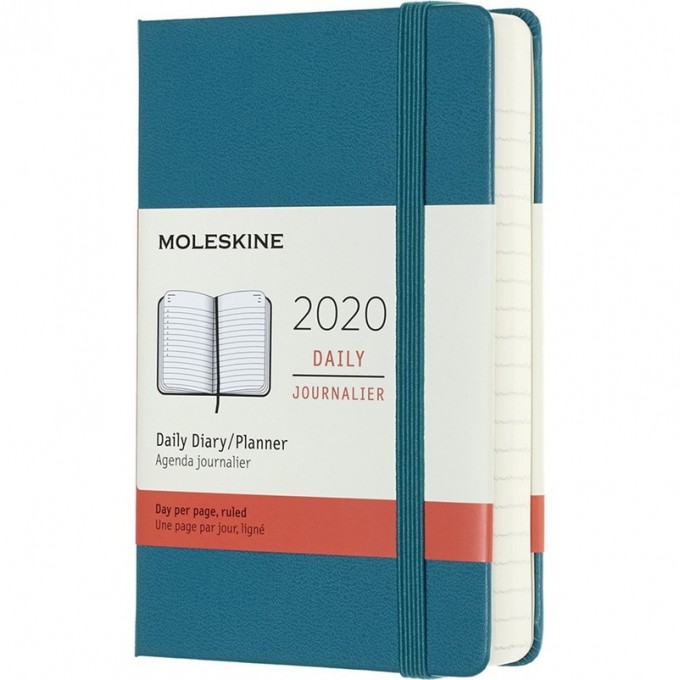 Ежедневник MOLESKINE CLASSIC POCKET (темно-бирюзовый) DHK3412DC2 Ежедневник MOLESKINE CLASSIC POCKET (темно-бирюзовый) DHK3412DC2
