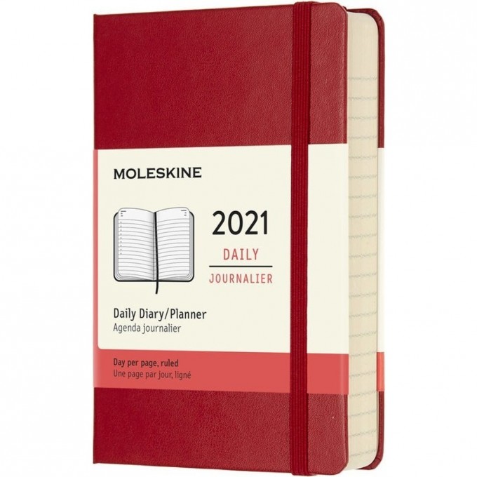 Ежедневник MOLESKINE CLASSIC POCKET 21 (красный) DHF212DC2-1 Ежедневник MOLESKINE CLASSIC POCKET 21 (красный) DHF212DC2-1