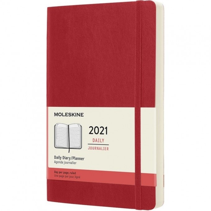 Ежедневник MOLESKINE CLASSIC SOFT LARGE 21 (красный) DSF212DC3-1 Ежедневник MOLESKINE CLASSIC SOFT LARGE 21 (красный) DSF212DC3-1