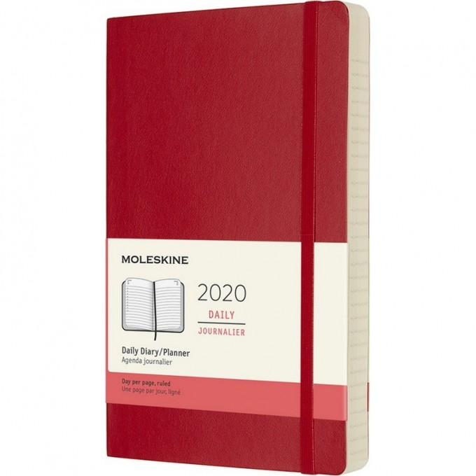 Ежедневник MOLESKINE CLASSIC SOFT LARGE (красный) DSF212DC3 Ежедневник MOLESKINE CLASSIC SOFT LARGE (красный) DSF212DC3