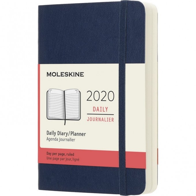 Ежедневник MOLESKINE CLASSIC SOFT POCKET (синий сапфир) DSB2012DC2 Ежедневник MOLESKINE CLASSIC SOFT POCKET (синий сапфир) DSB2012DC2