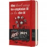 Ежедневник MOLESKINE LE ALICE IN WONDERLAND POCKET 21 (красный) DAL12DC2Y21