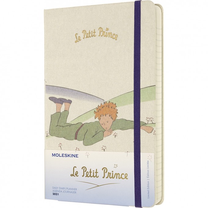 Ежедневник MOLESKINE LE L`PETIT PRINCE LARGE 21 (белый) DPP12DC3Y21 Ежедневник MOLESKINE LE L`PETIT PRINCE LARGE 21 (белый) DPP12DC3Y21