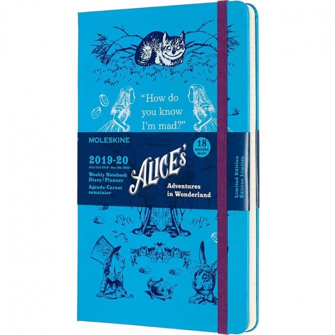 Еженедельник MOLESKINE ACADEMIC ALICE WKNT LGH (голубой) DAL18WN3Y20 Еженедельник MOLESKINE ACADEMIC ALICE WKNT LGH (голубой) DAL18WN3Y20