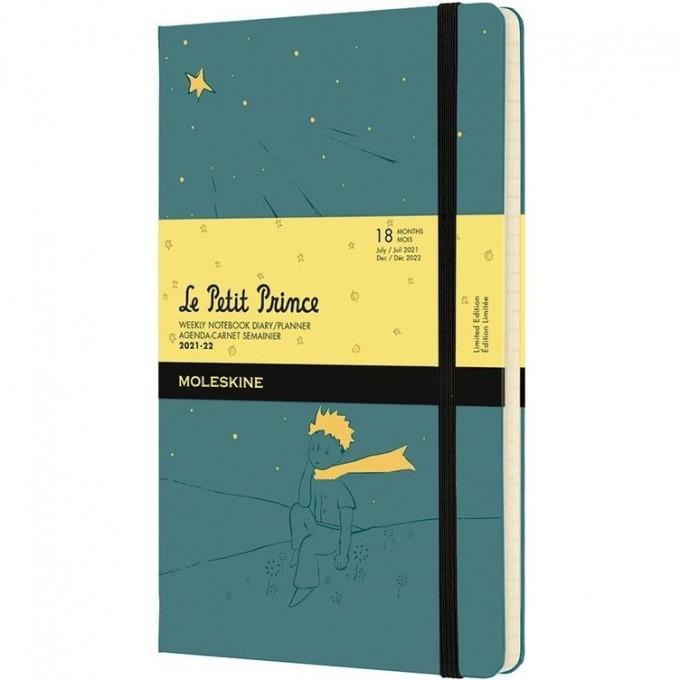 Еженедельник MOLESKINE ACADEMIC L`PETIT PRINCE WKNT LARGE (зеленый) DPP18WN3Y22 Еженедельник MOLESKINE ACADEMIC L`PETIT PRINCE WKNT LARGE (зеленый) DPP18WN3Y22