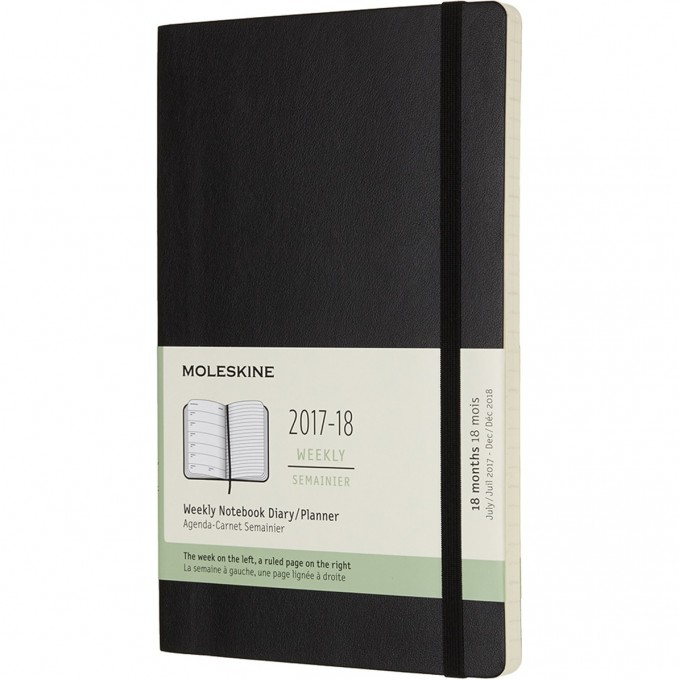 Еженедельник MOLESKINE ACADEMIC SOFT WKNT LARGE (черный) DSB18WN3 Еженедельник MOLESKINE ACADEMIC SOFT WKNT LARGE (черный) DSB18WN3