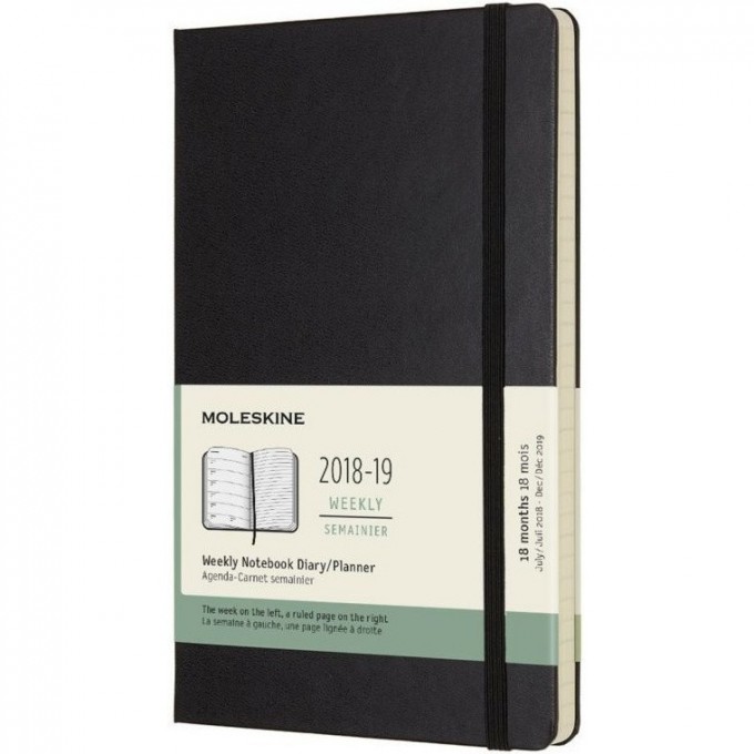 Еженедельник MOLESKINE ACADEMIC WKNT LARGE (черный) DHB18WN3 Еженедельник MOLESKINE ACADEMIC WKNT LARGE (черный) DHB18WN3