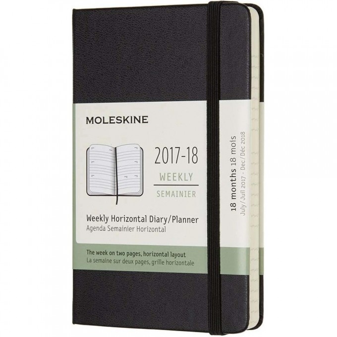 Еженедельник MOLESKINE ACADEMIC WKNT POCKET (черный) DHB18WN2 Еженедельник MOLESKINE ACADEMIC WKNT POCKET (черный) DHB18WN2