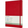 Еженедельник MOLESKINE ACADEMIC WKNT XL (красный) DHF218WN4