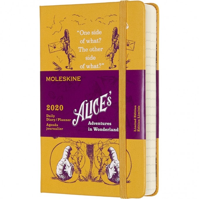 Еженедельник MOLESKINE ALICE IN WONDERLAND POCKET (желтый) DAL12DC2Y20 Еженедельник MOLESKINE ALICE IN WONDERLAND POCKET (желтый) DAL12DC2Y20