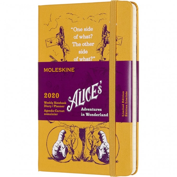 Еженедельник MOLESKINE ALICE IN WONDERLAND WKNT POCKET LE (желтый) DAL12WN2Y20 Еженедельник MOLESKINE ALICE IN WONDERLAND WKNT POCKET LE (желтый) DAL12WN2Y20