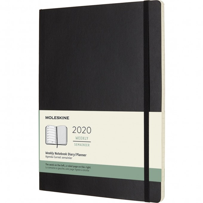 Еженедельник MOLESKINE CLASSIC SOFT WKNT XL (черный) DSB12WN4 Еженедельник MOLESKINE CLASSIC SOFT WKNT XL (черный) DSB12WN4