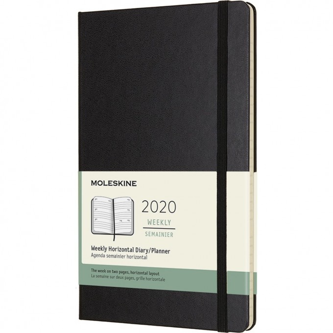 Еженедельник MOLESKINE CLASSIC WKLY LARGE (черный) DHB12WH3 Еженедельник MOLESKINE CLASSIC WKLY LARGE (черный) DHB12WH3