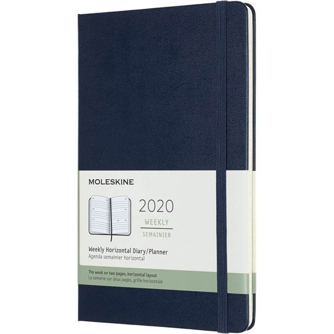 Еженедельник MOLESKINE CLASSIC WKLY LARGE (синий сапфир) DHB2012WH3 Еженедельник MOLESKINE CLASSIC WKLY LARGE (синий сапфир) DHB2012WH3