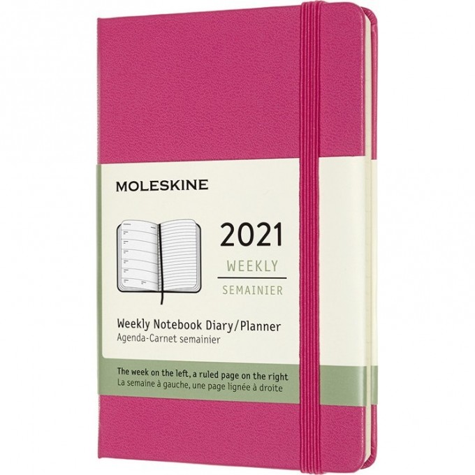 Еженедельник MOLESKINE CLASSIC WKLY POCKET 21 (фуксия) DHD1312WN2 Еженедельник MOLESKINE CLASSIC WKLY POCKET 21 (фуксия) DHD1312WN2