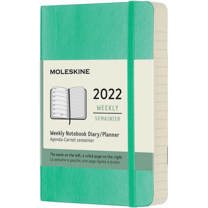 Еженедельник MOLESKINE CLASSIC WKLY POCKET (мятный) DSK4612WN2 Еженедельник MOLESKINE CLASSIC WKLY POCKET (мятный) DSK4612WN2
