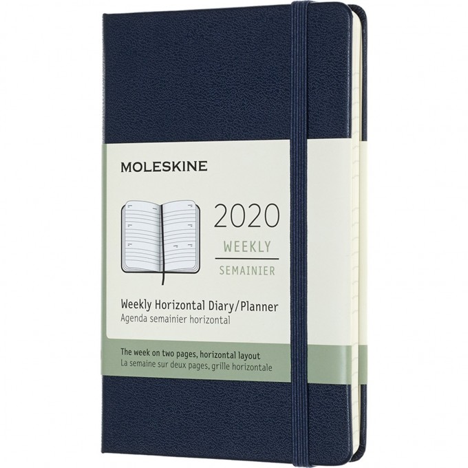 Еженедельник MOLESKINE CLASSIC WKLY POCKET (синий сапфир) DHB2012WH2 Еженедельник MOLESKINE CLASSIC WKLY POCKET (синий сапфир) DHB2012WH2