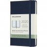 Еженедельник MOLESKINE CLASSIC WKLY POCKET (синий сапфир) DHB2012WH2