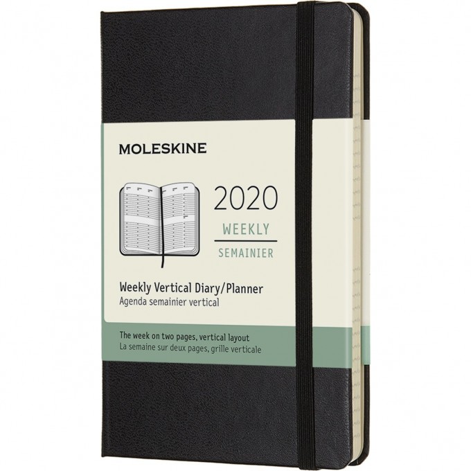 Еженедельник MOLESKINE CLASSIC WKLY VERTICAL POCKET (черный) DHB12WV2 Еженедельник MOLESKINE CLASSIC WKLY VERTICAL POCKET (черный) DHB12WV2