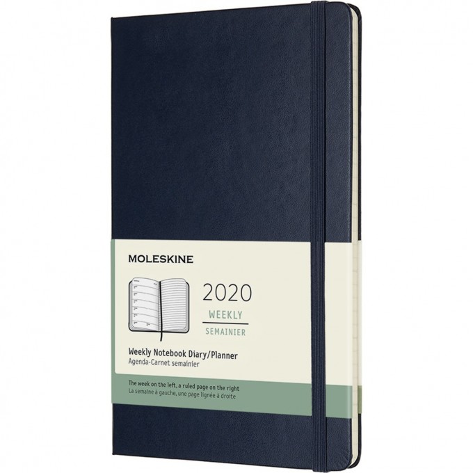 Еженедельник MOLESKINE CLASSIC WKNT LARGE (синий сапфир) DHB2012WN3 Еженедельник MOLESKINE CLASSIC WKNT LARGE (синий сапфир) DHB2012WN3
