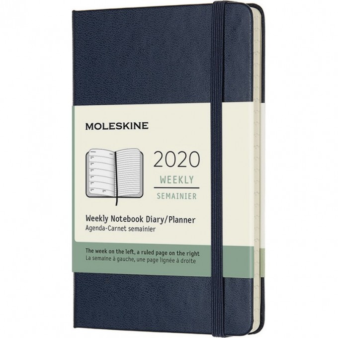 Еженедельник MOLESKINE CLASSIC WKNT POCKET (синий сапфир) DHB2012WN2 Еженедельник MOLESKINE CLASSIC WKNT POCKET (синий сапфир) DHB2012WN2