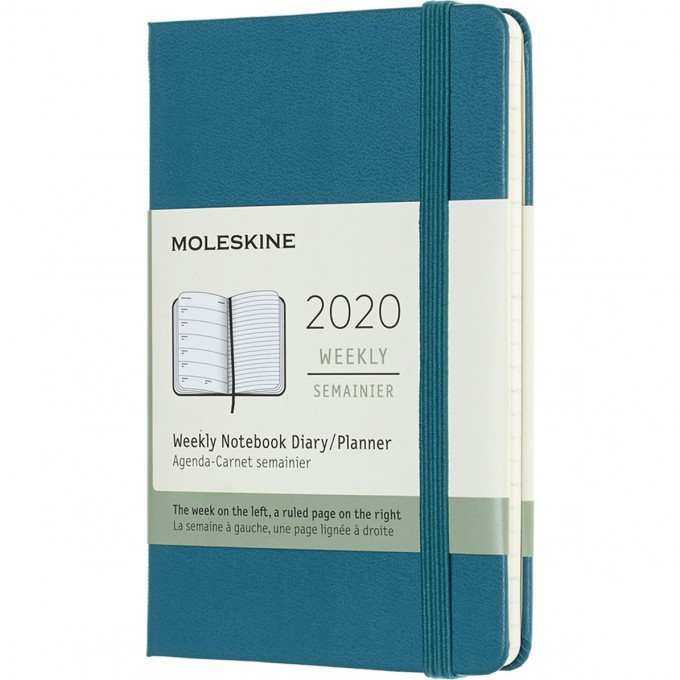 Еженедельник MOLESKINE CLASSIC WKNT POCKET (темно-бирюзовый) DHK3412WN2