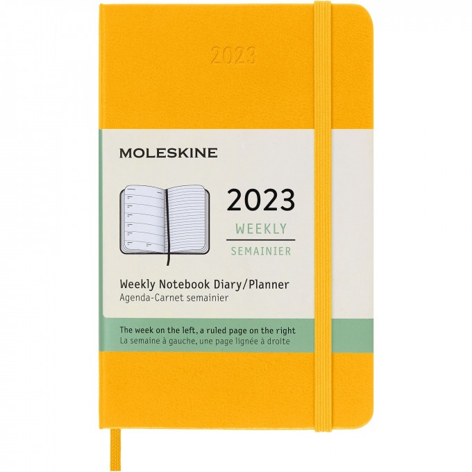 Еженедельник MOLESKINE CLASSIC WKNT POCKET темно-оранжевый DHM212WN2Y23