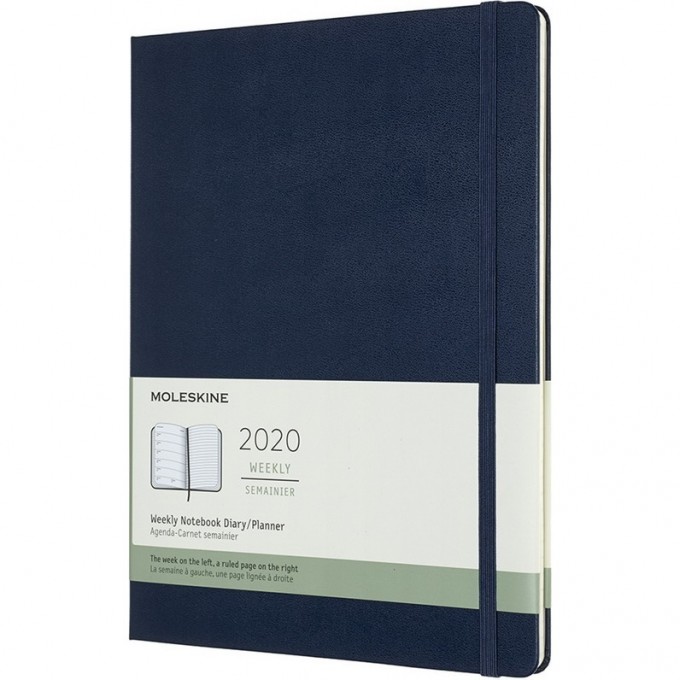 Еженедельник MOLESKINE CLASSIC WKNT XL (синий сапфир) DHB2012WN4 Еженедельник MOLESKINE CLASSIC WKNT XL (синий сапфир) DHB2012WN4
