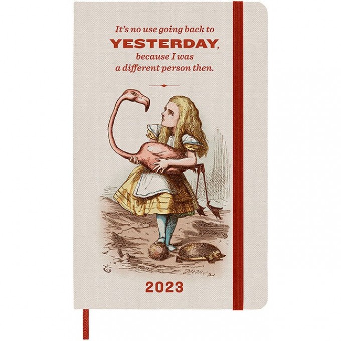 Еженедельник MOLESKINE LE ALICE IN WONDERLAND WKNT LARGE белый/красный DAL12WN3DY23 Еженедельник MOLESKINE LE ALICE IN WONDERLAND WKNT LARGE белый/красный DAL12WN3DY23