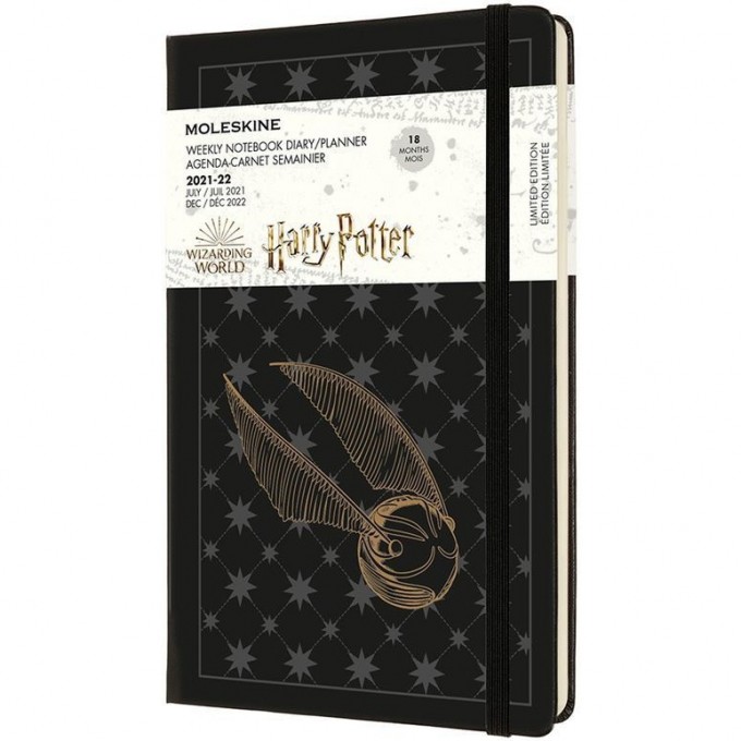 Еженедельник MOLESKINE LE HARRY POTTER LARGE (черный) DHP18WN3 Еженедельник MOLESKINE LE HARRY POTTER LARGE (черный) DHP18WN3
