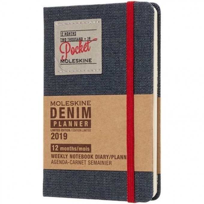 Еженедельник MOLESKINE LIMITED EDITION DENIM WKNT POCKET (черный) DDN12WN2 Еженедельник MOLESKINE LIMITED EDITION DENIM WKNT POCKET (черный) DDN12WN2