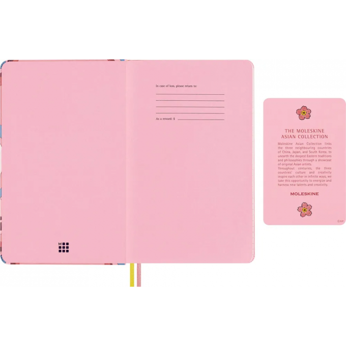 Еженедельник MOLESKINE MOMOKO SAKURA недатированный 130х210мм обложка текстиль DHUNDBSU07WN3NB Еженедельник MOLESKINE MOMOKO SAKURA недатированный 130х210мм обложка текстиль DHUNDBSU07WN3NB